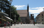 Die Spitalkirche zum hl. Geist stammt aus dem 14. Jahrhundert und soll die schönste Kirche in Meran sein.