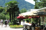Cafe at the Kurpromenade in Merano.