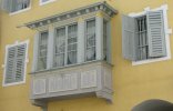 Oriel of a house in the Old Town of Merano.