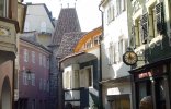 Old Town of Merano and the Bozner Gate.